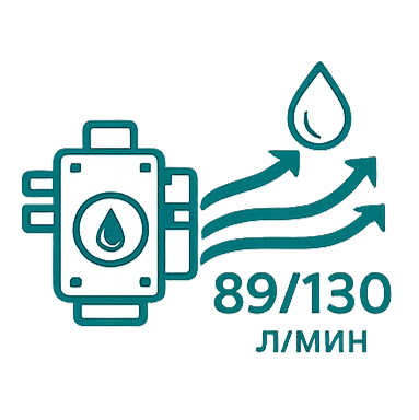 Высокопроизводительная гидравлика High-Flow 89/130 л/мин 2