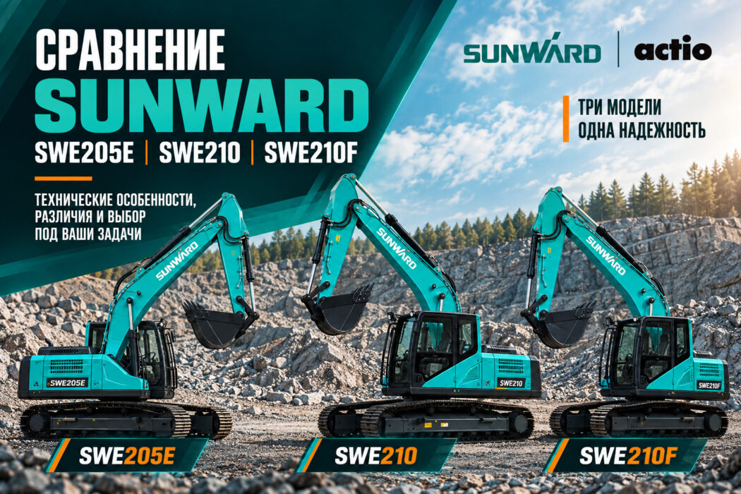 Три 20-тонника SUNWARD: SWE205E, SWE210 и SWE210F — честное сравнение